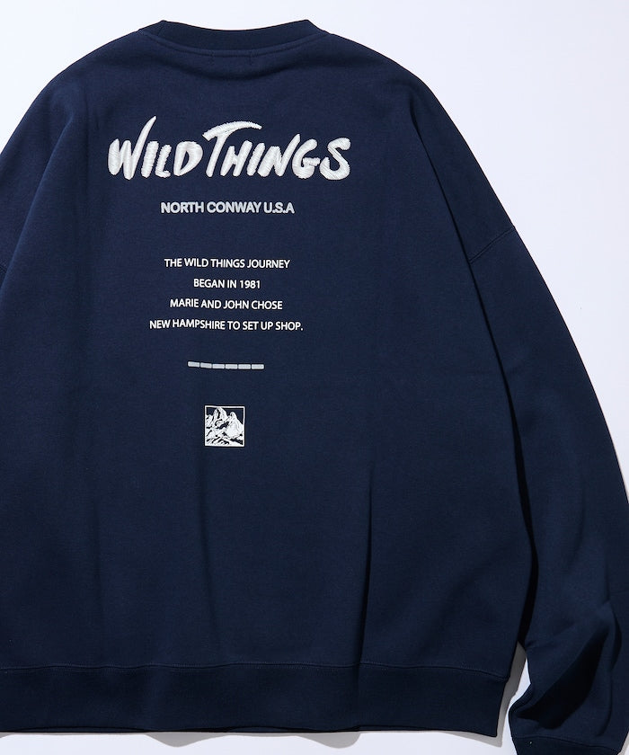 WILD THINGS×FREAK'S STORE / 標誌 圓領衫