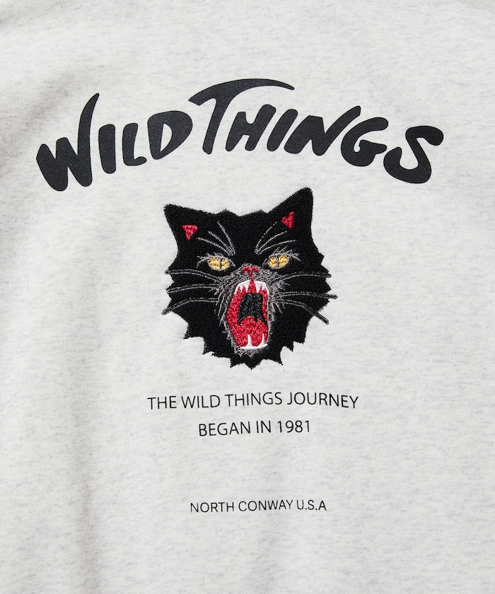 WILD THINGS×FREAK'S STORE / 刺繡圖案 圓領衫