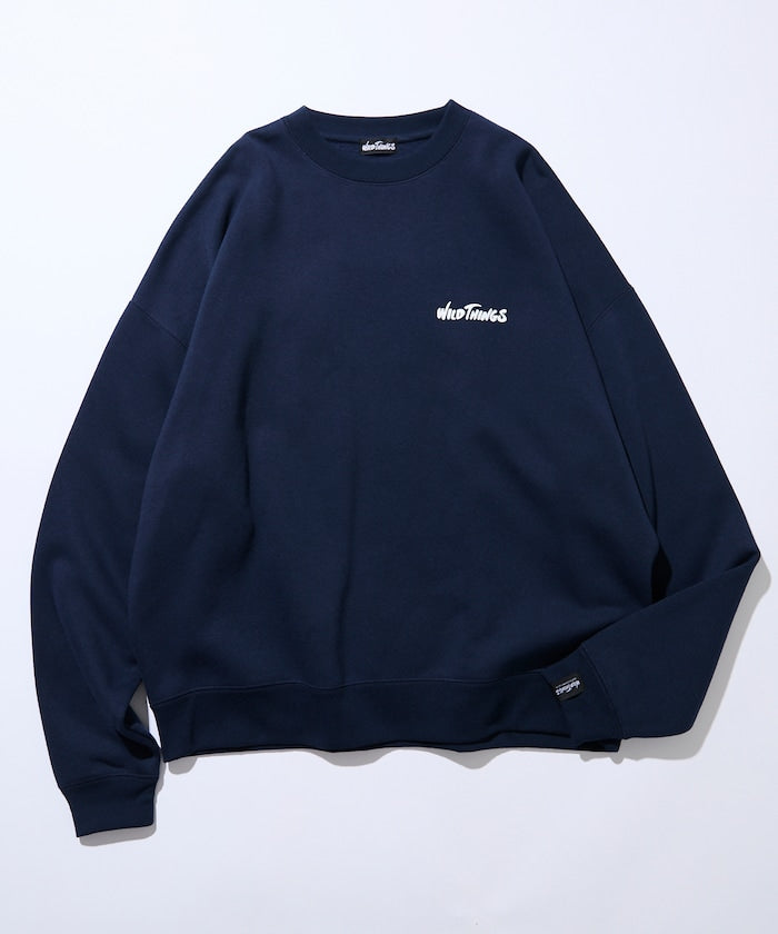 WILD THINGS×FREAK'S STORE / 刺繡圖案 圓領衫