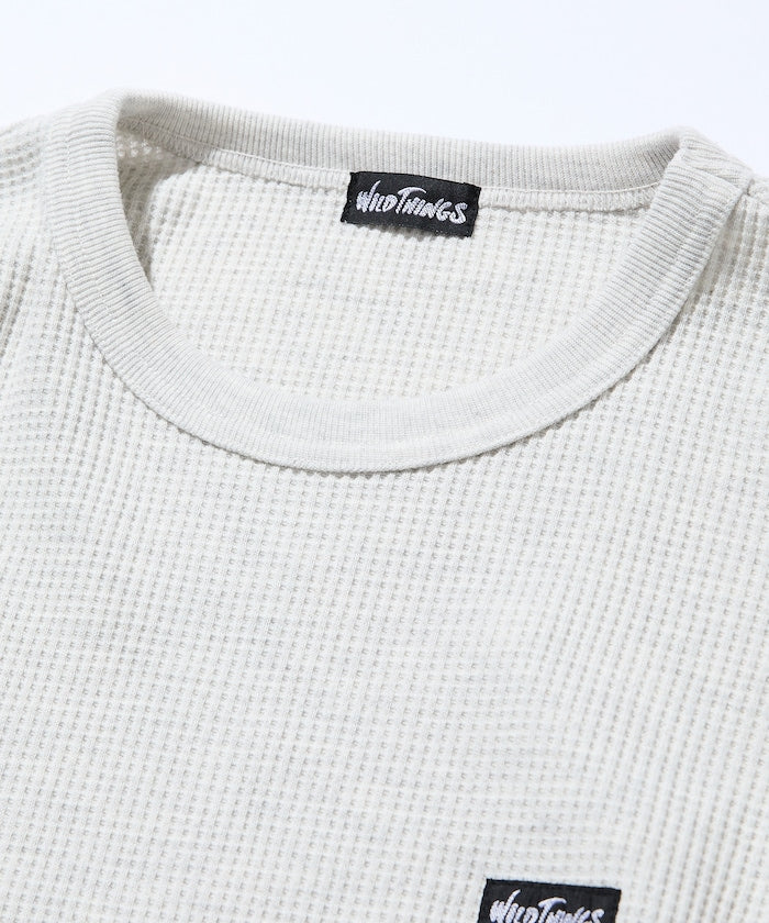 WILD THINGS×FREAK'S STORE / 華夫格長袖T恤