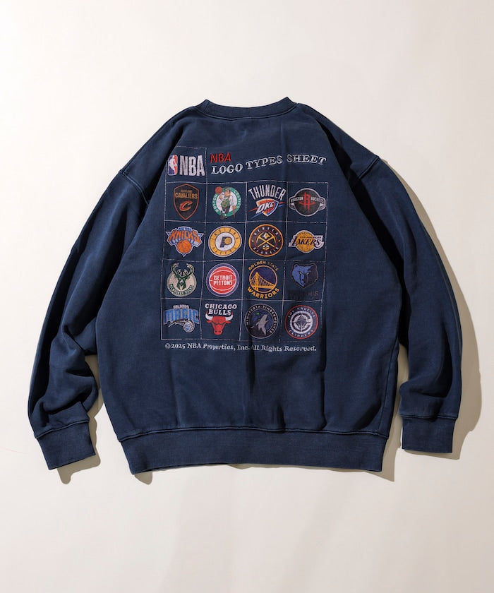 NBA x FREAK’S STORE / 隊徽貼紙圖案 圓領衫