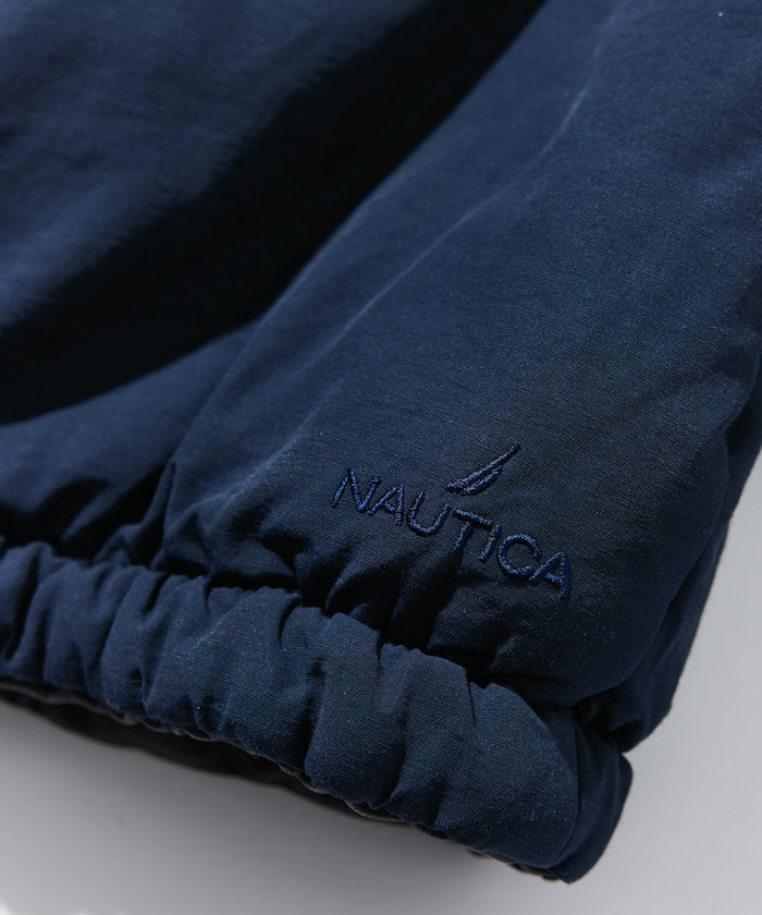 NAUTICA / 異材質雙面穿短版中綿外套