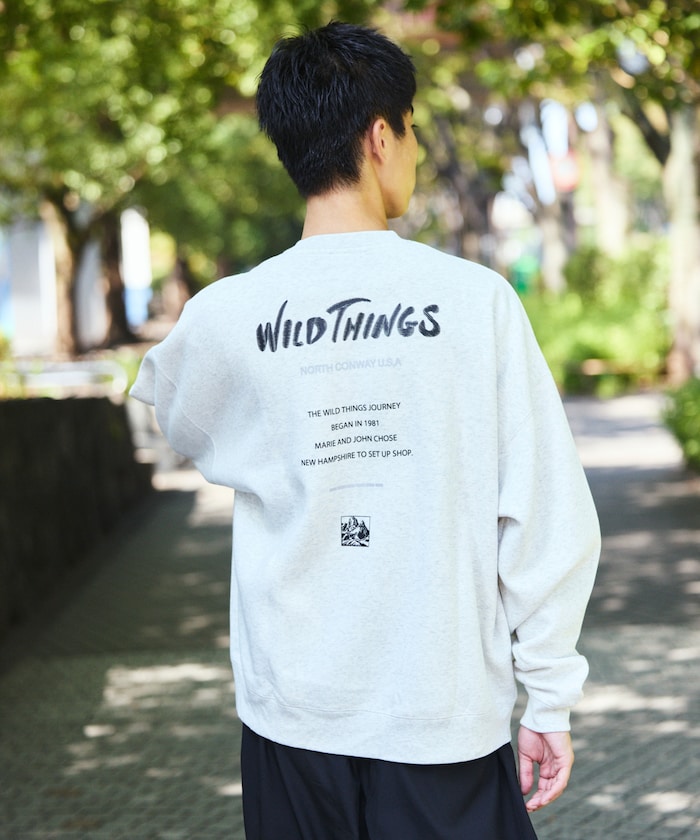 WILD THINGS×FREAK'S STORE / 標誌 圓領衫