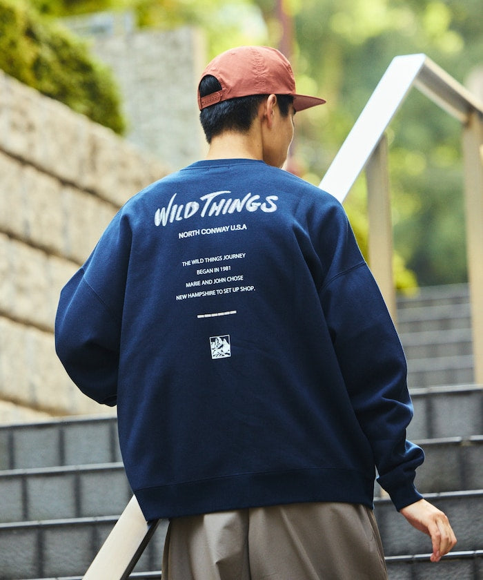 WILD THINGS×FREAK'S STORE / 標誌 圓領衫
