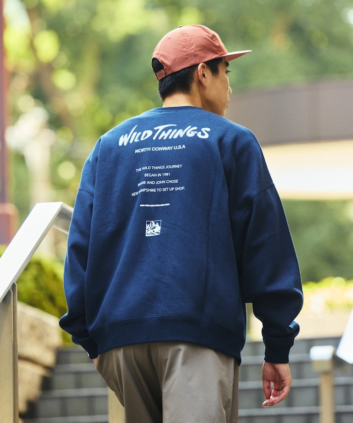 WILD THINGS×FREAK'S STORE / 標誌 圓領衫
