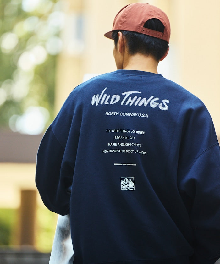 WILD THINGS×FREAK'S STORE / 標誌 圓領衫