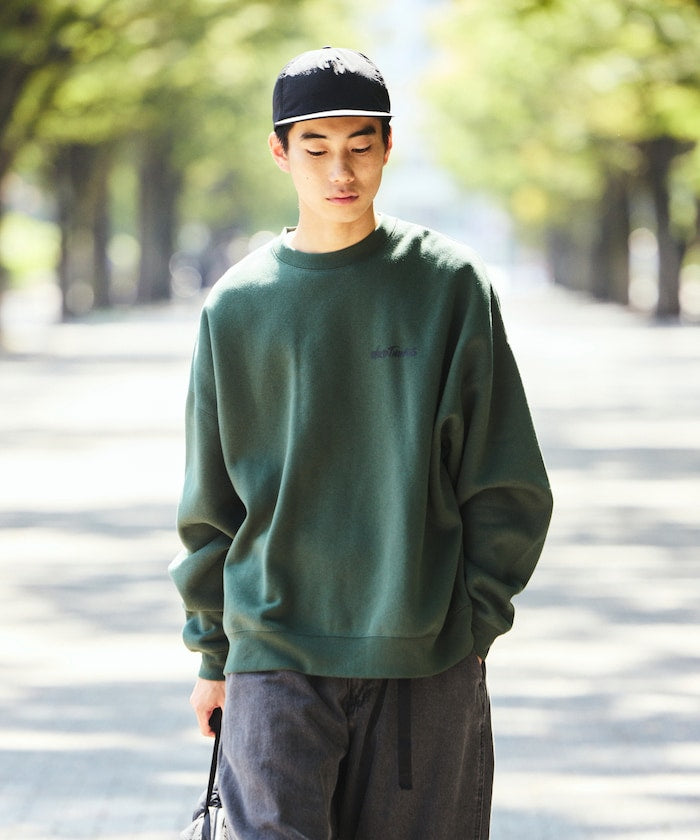 WILD THINGS×FREAK'S STORE / 刺繡圖案 圓領衫