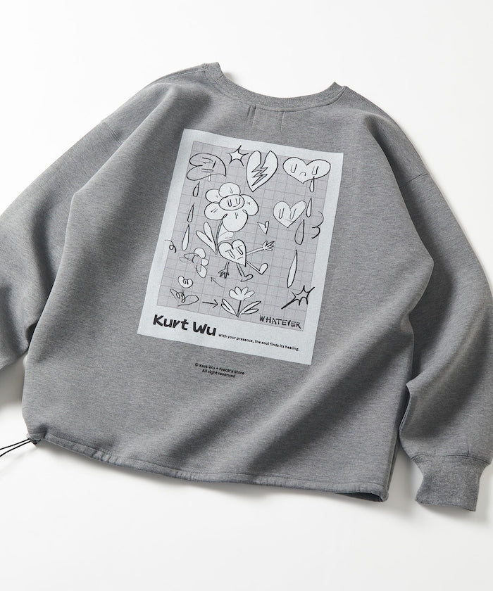 Kurt Wu × FREAK'S STORE / 泡棉針織 聯名 背後印花 圓領衫 ⚠️等待補貨