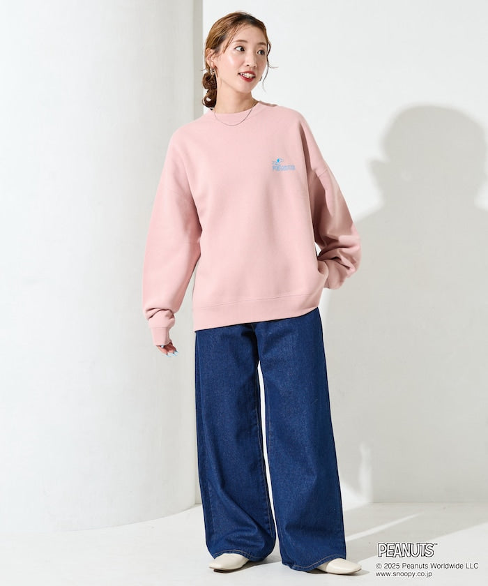 PEANUTS x FREAK’S STROE / 75週年 寬鬆落肩 圓領衫