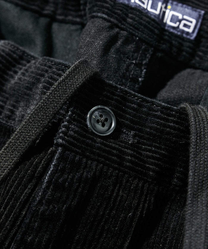 NAUTICA / 燈芯絨寬版褶裝長褲