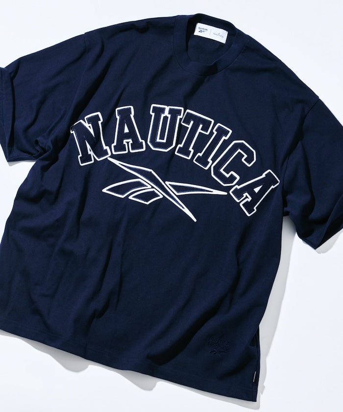 NAUTICA JP x Reebok / 聯名弧形標誌 短袖T恤