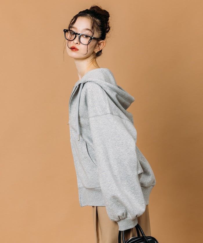 FREAK’S STORE / 寬鬆立體剪裁  拉鍊連帽外套