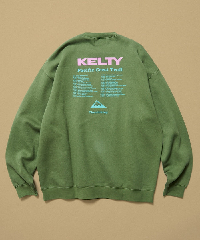 KELTY×FREAK'S STORE / 圖案標語 圓領衫