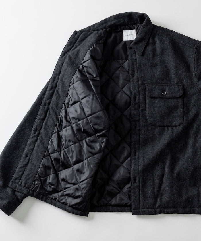 FREAK’S STORE / 水洗中綿 格紋襯衫 外套