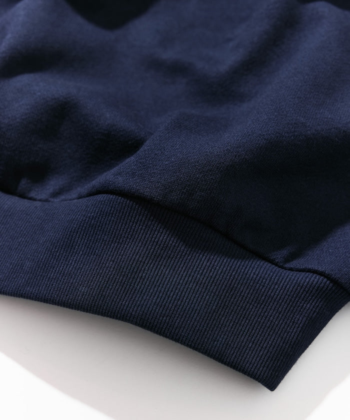 NAUTICA / 弧形標誌圓領衫