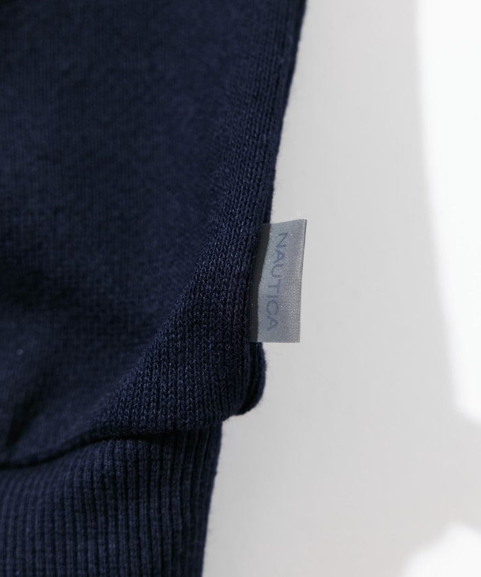 NAUTICA / 弧形標誌圓領衫