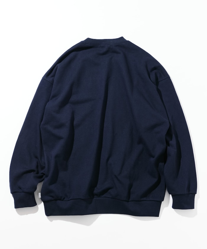 NAUTICA / 弧形標誌圓領衫