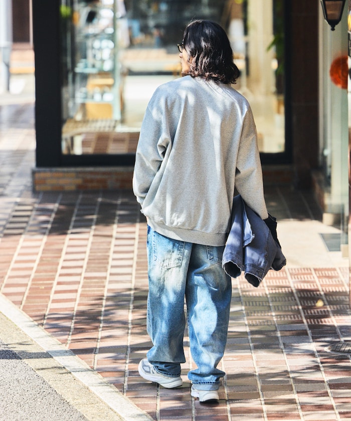 NAUTICA / 弧形標誌圓領衫