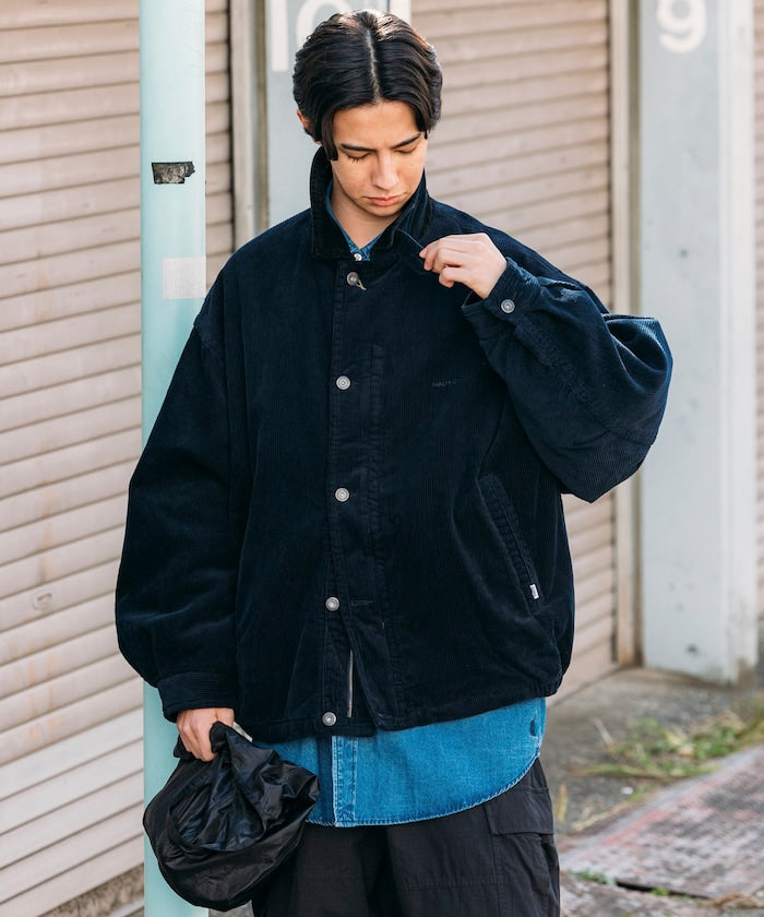 NAUTICA / 短版燈芯絨立領外套