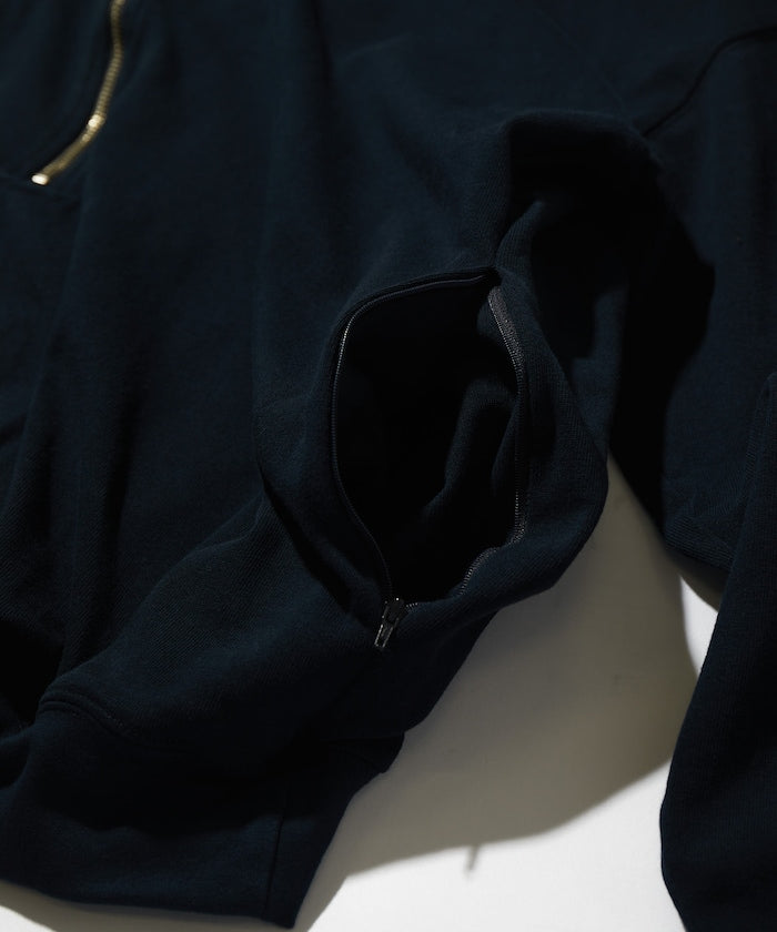 CAHLUMN Heavy Weight Jersey 3/4-Zip Cadet Collar Shirt / 半開襟衫
