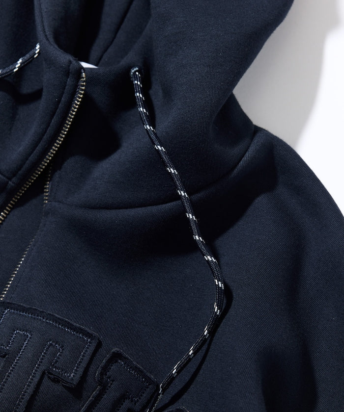 NAUTICA JP X REEBOK / 雙品牌拱形字樣 拉鍊連帽衫