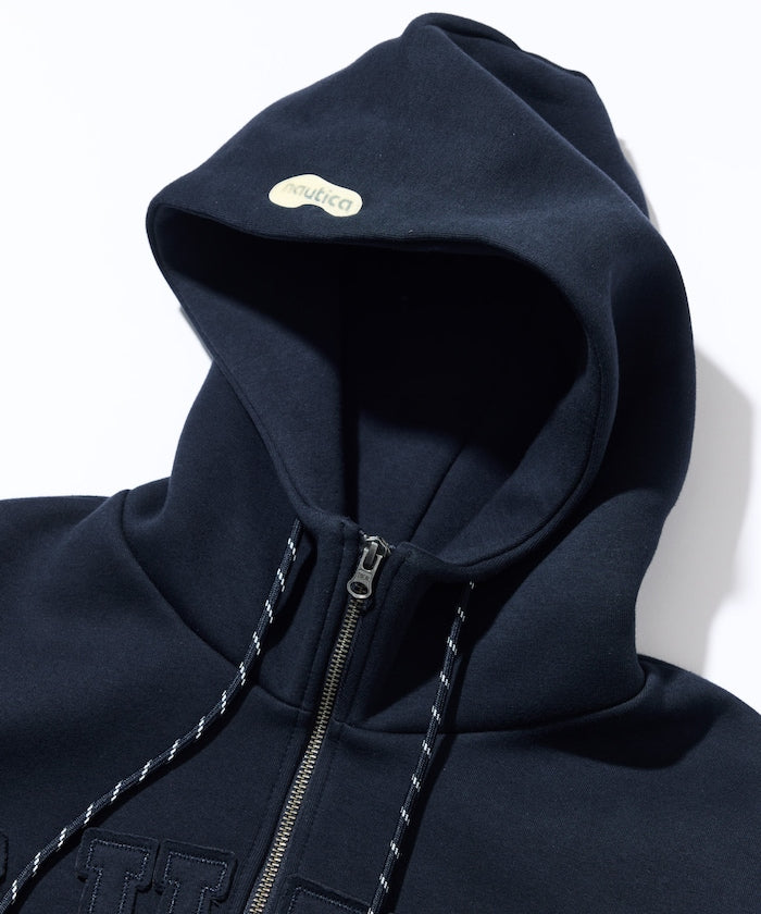 NAUTICA JP X REEBOK / 雙品牌拱形字樣 拉鍊連帽衫