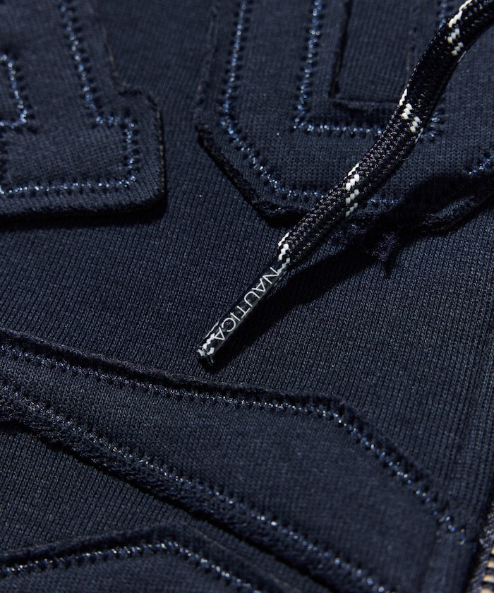 NAUTICA JP X REEBOK / 雙品牌拱形字樣 拉鍊連帽衫