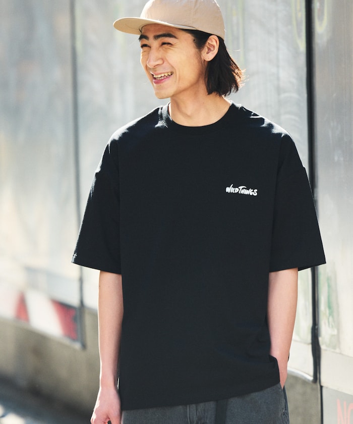 WILD THINGS × FREAK'S STORE / 虎紋刺繡 短袖T恤