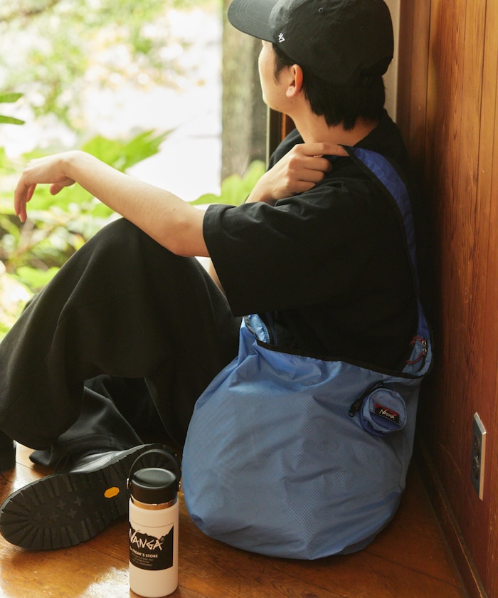 NANGA × FREAK’S STORE / 別注 POCKETABLE SHOULDER BAG 別注 輕量可收納斜背包