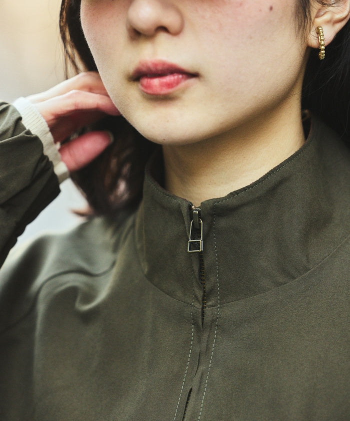 UMBRO x FREAK’S STORE / 別注 Twill Stand Collar Blouson 立領拉鍊外套