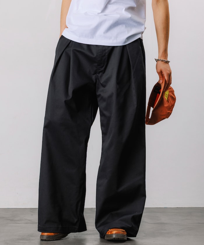 DICKIES x FREAK’S STORE / 交叉打摺工裝長褲
