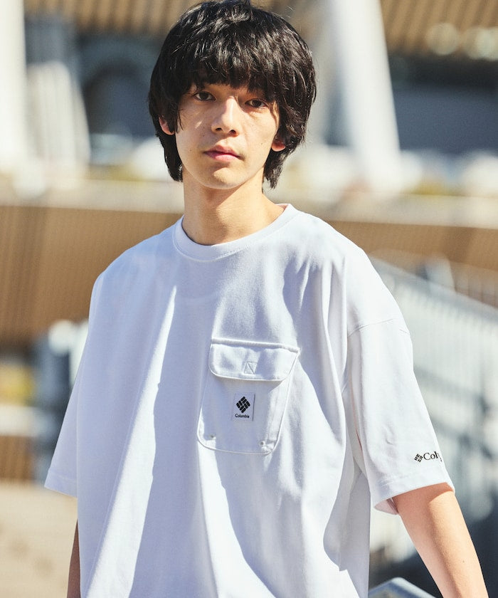 COLUMBIA x FREAK’S STORE / 機能 口袋 短袖T恤