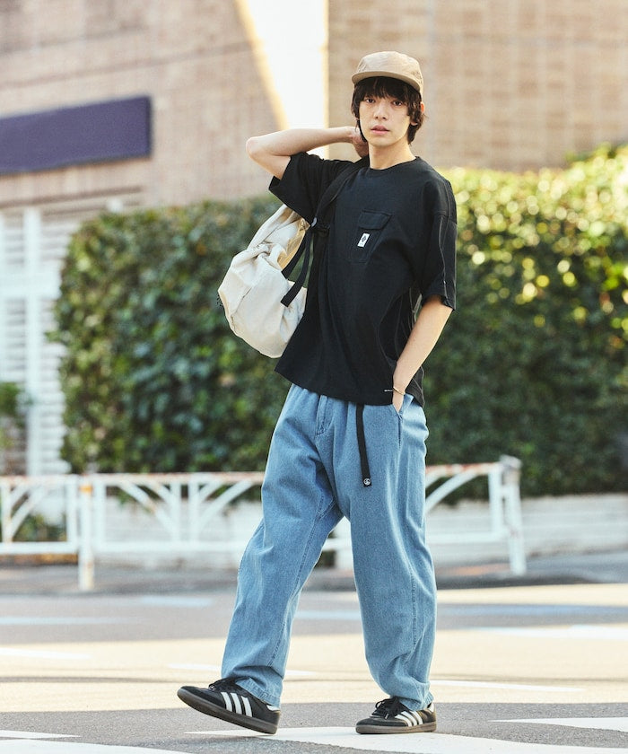 COLUMBIA x FREAK’S STORE / 機能 口袋 短袖T恤