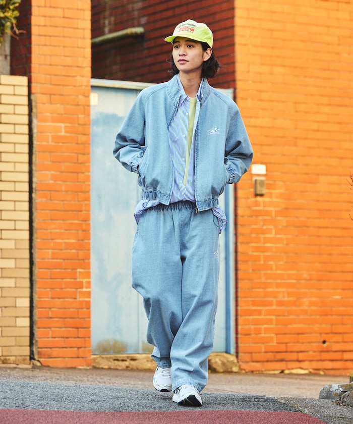 UMBRO x FREAK’S STORE / 別注 Denim Stand Collar Blouson 牛仔立領外套