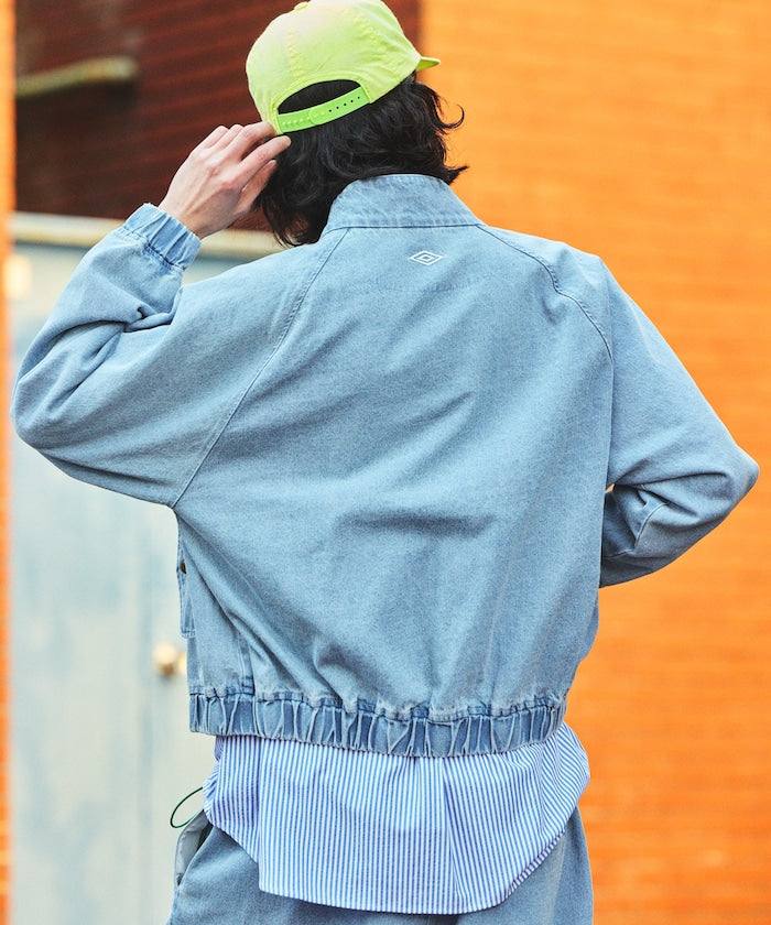 UMBRO x FREAK’S STORE / 別注 Denim Stand Collar Blouson 牛仔立領外套