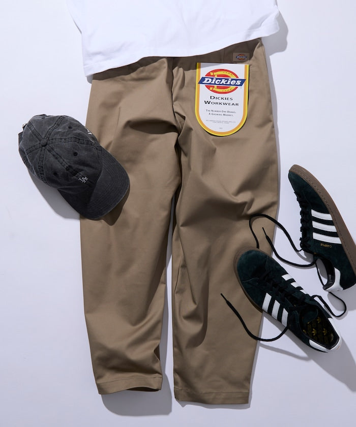 Dickies×FREAK'S STORE / 雙褶錐形工裝長褲