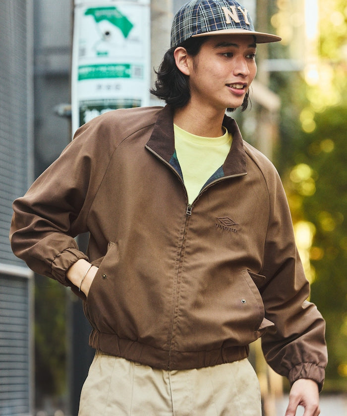 UMBRO x FREAK’S STORE / 別注 Twill Stand Collar Blouson 立領拉鍊外套