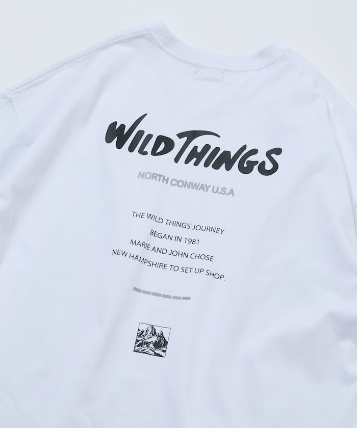 WILD THINGS × FREAK'S STORE / 背面反光 短袖T恤