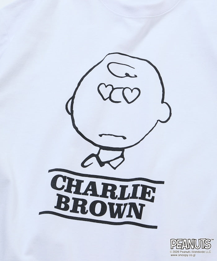PEANUTS x FREAK’S STORE / Heart Eye 圖案 短袖T恤