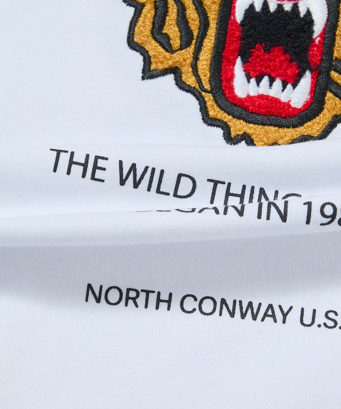 WILD THINGS × FREAK'S STORE / 虎紋刺繡 短袖T恤