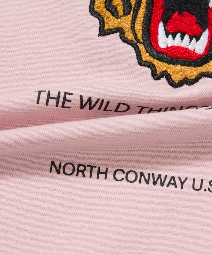 WILD THINGS × FREAK'S STORE / 虎紋刺繡 短袖T恤