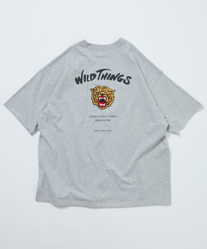 WILD THINGS × FREAK'S STORE / 虎紋刺繡 短袖T恤