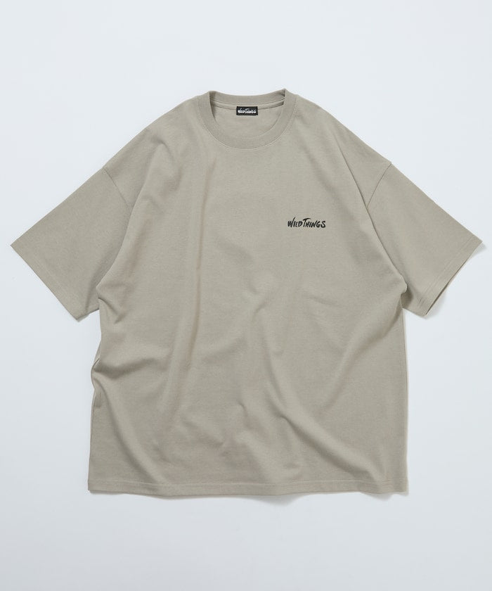 WILD THINGS × FREAK'S STORE / 虎紋刺繡 短袖T恤