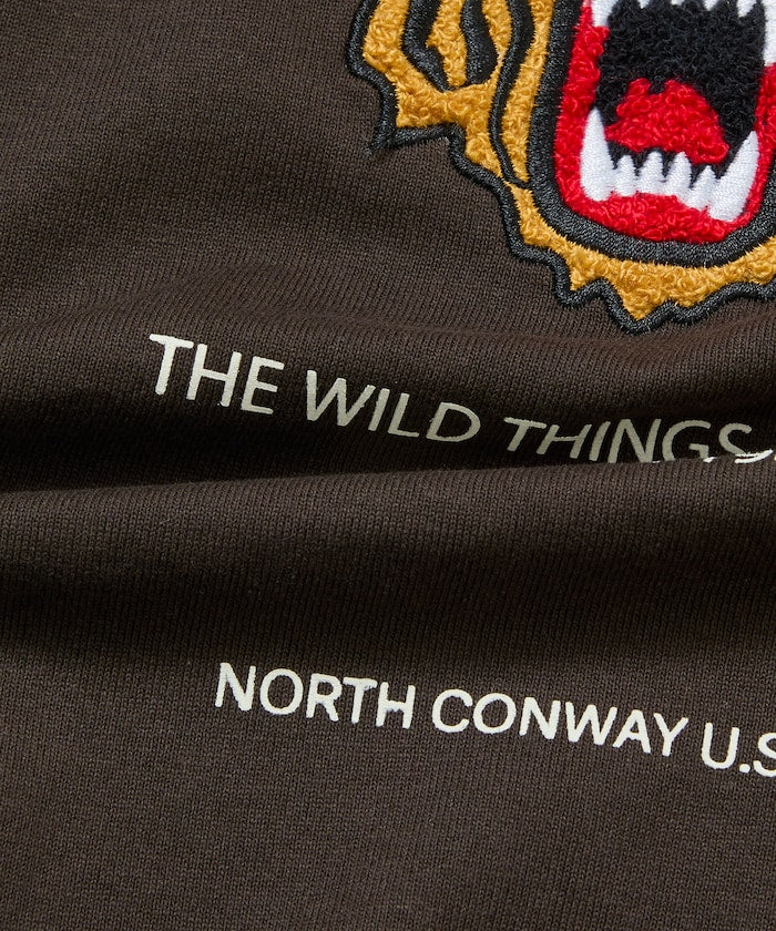 WILD THINGS × FREAK'S STORE / 虎紋刺繡 短袖T恤