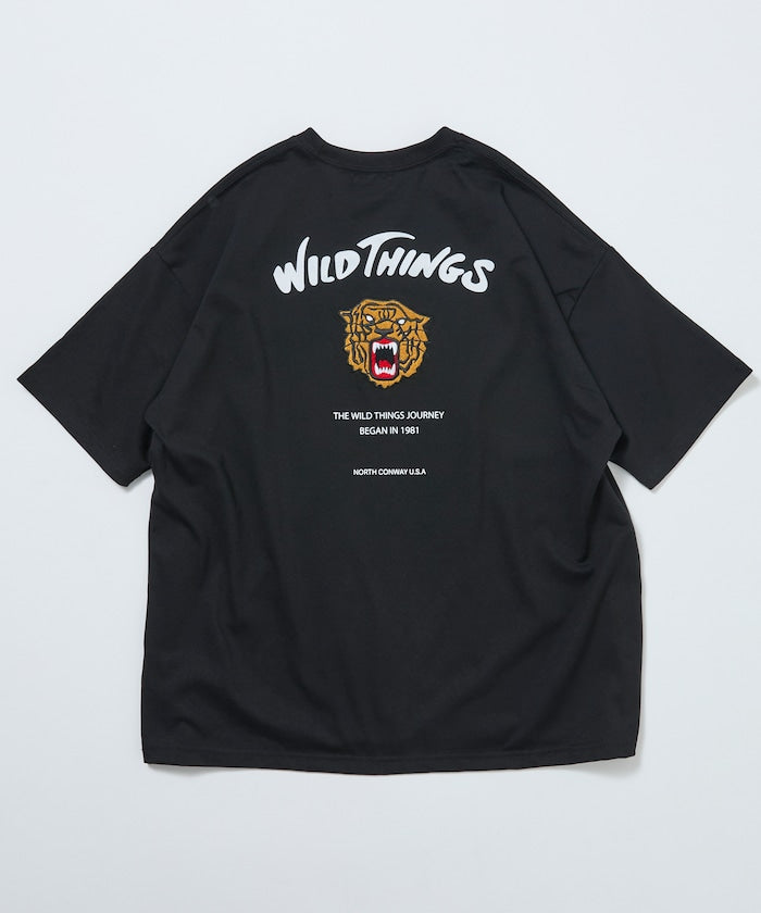WILD THINGS × FREAK'S STORE / 虎紋刺繡 短袖T恤