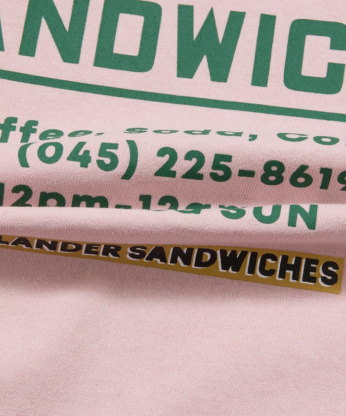 LANDER SANDWICHES × FREAK'S STORE / 背面印花 短袖T恤