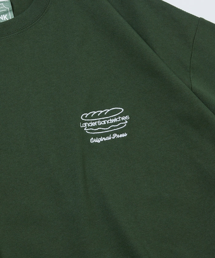 LANDER SANDWICHES × FREAK'S STORE / 背面印花 短袖T恤
