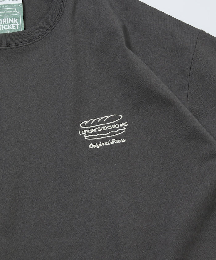 LANDER SANDWICHES × FREAK'S STORE / 背面印花 短袖T恤