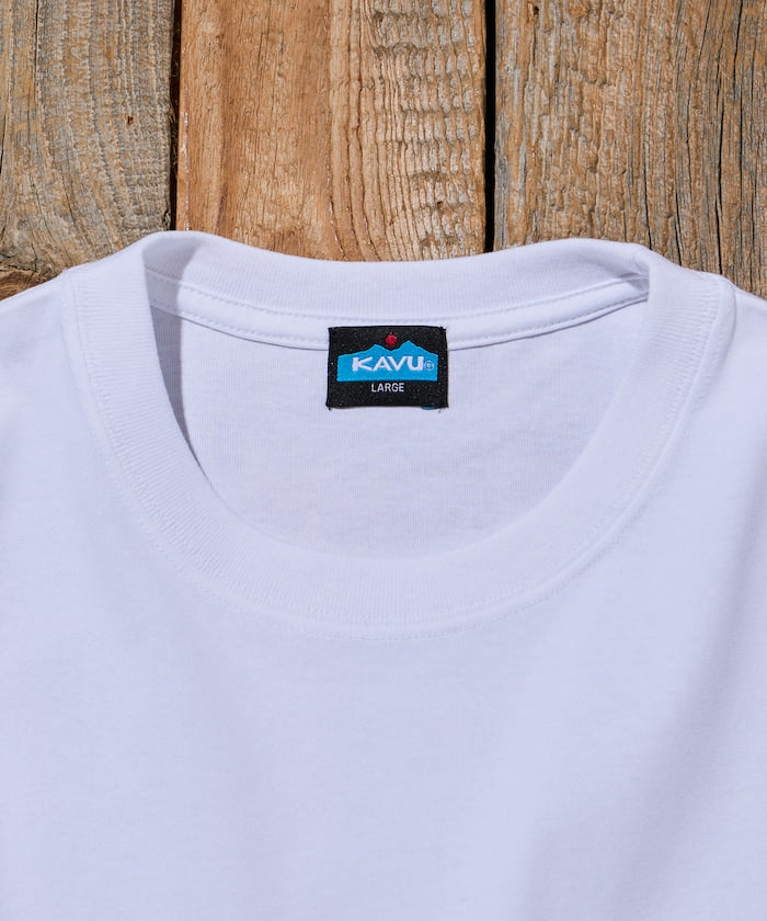 KAVU × FREAK'S STORE / 刺繡口袋短袖T恤