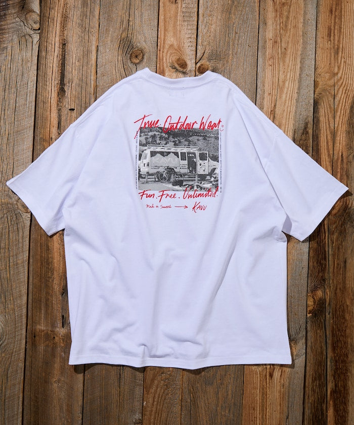 KAVU × FREAK'S STORE / 車款照片 短袖T恤